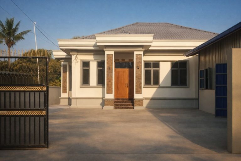 Elegant Single-Storey RC Residence on Myat Lay Road, Magway